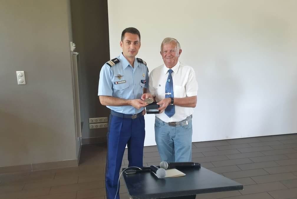 Médaille d&rsquo;honneur départ lieutenant-colonel Dupin