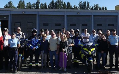 Les adhérents de l&rsquo;UD 83 rencontrent à Draguignan les motards de la Gendarmerie