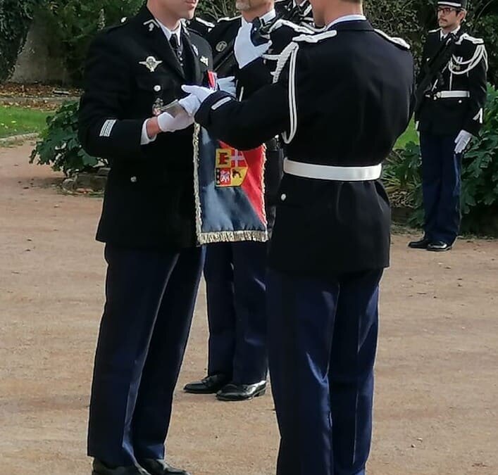 Prise de commandement de la compagnie de Bourg-en-Bresse – UD 01