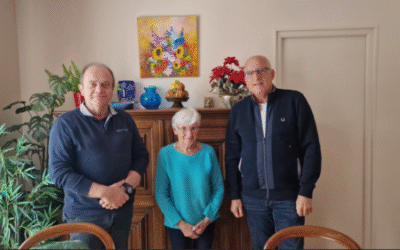 Rencontre du président de l’UD 02 avec une veuve de l’Arme de l’UD 29