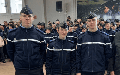 Sortie des élèves gendarmes adjoints volontaires de l’école de Tulle – UD 19