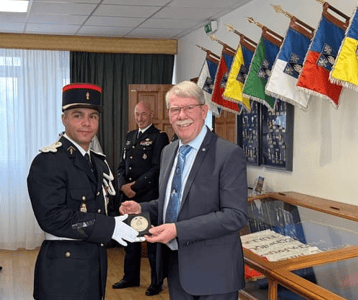 L&rsquo;union départementale présente à la sortie de la 71ème promotion – UD 19