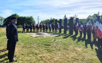 L&rsquo;union départementale présente à la commémoration des nomades internés à Montreuil-Bellay. UD 49