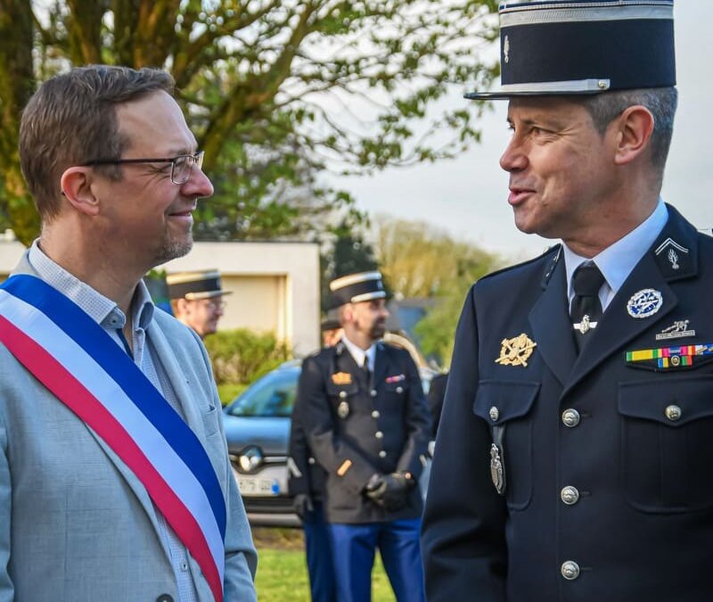 L&rsquo;union départementale présente à la revue de commandement de la COB de Questembert-Elven – UD 56