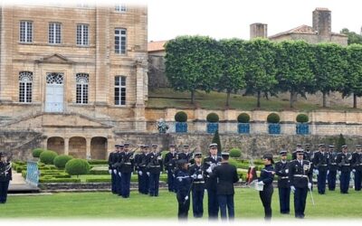 Remise de fanions aux unités du groupement des Deux-Sèvres – UD 79