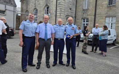 Au groupement de Gendarmerie, le colonel Benoît Pierre et l&rsquo;adjudant chef Sébastien Wurmser quittent le Finistère – UD 29