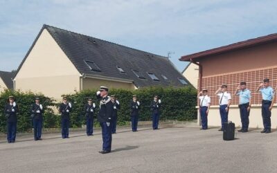 Hommage au gendarme Tanguy, parrain de promotion de la 6ème compagnie d’élèves-gendarmes de Châteaulin – UD 27