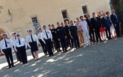Cérémonie d’hommage de la police nationale le 10 juillet 26 – UD 01