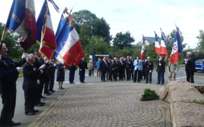 Commémoration du maquis au monument du Guilors à Louannec – UD 22
