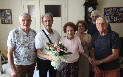 Cérémonie en l’honneur des 100 ans d’Odette Marie – UD 79