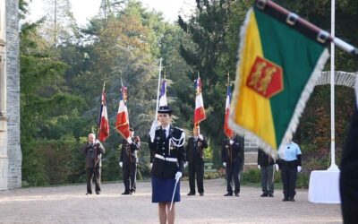 Prise de commandement de la cheffe d’escadron Anne-Laure Guilleron à la compagnie de Cherbourg-en-Cotentin – UD 50