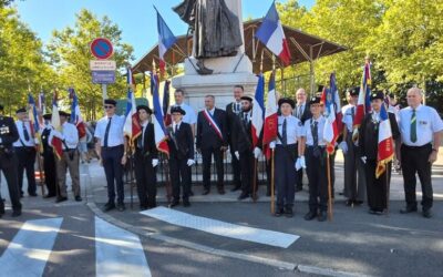 Le secteur UNPRG de Louhans présent au 82ème anniversaire de la libération de Louhans – UD 71